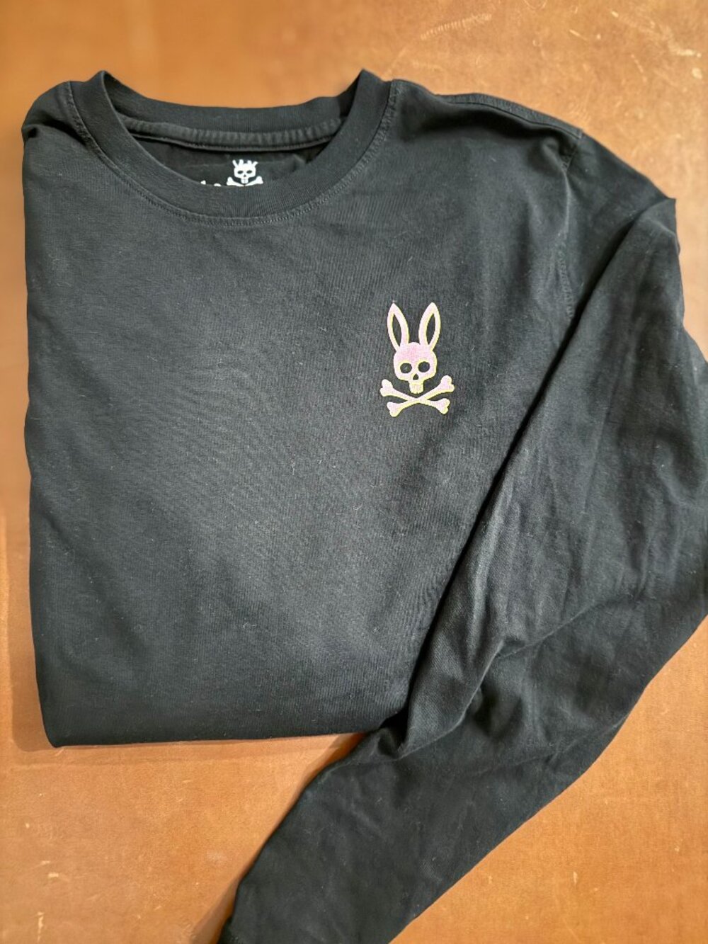 Psycho Bunny LS Black Tshirt
